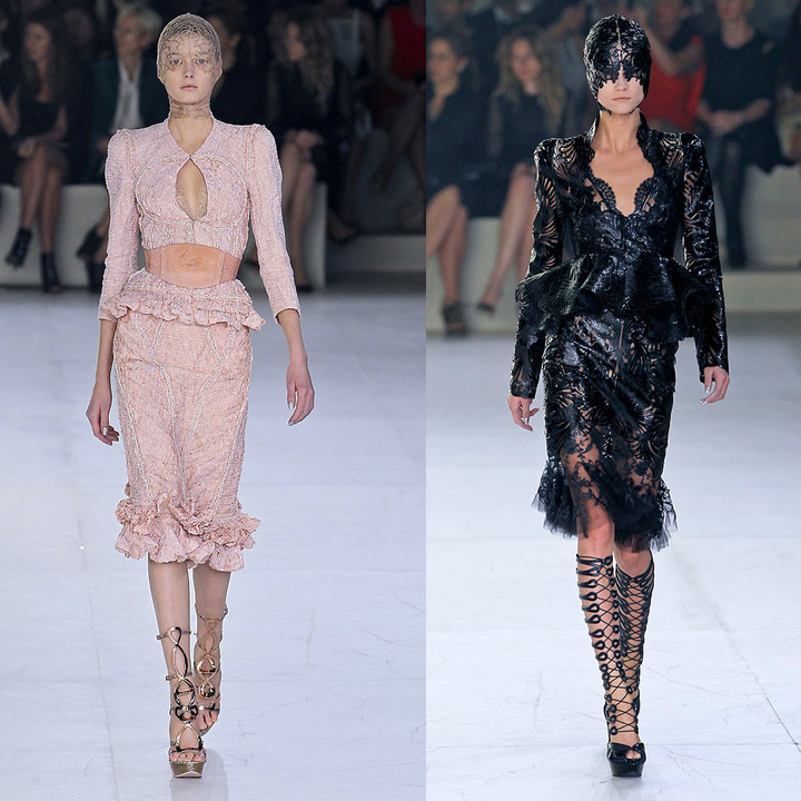 Stilul peplum - Alexander McQueen