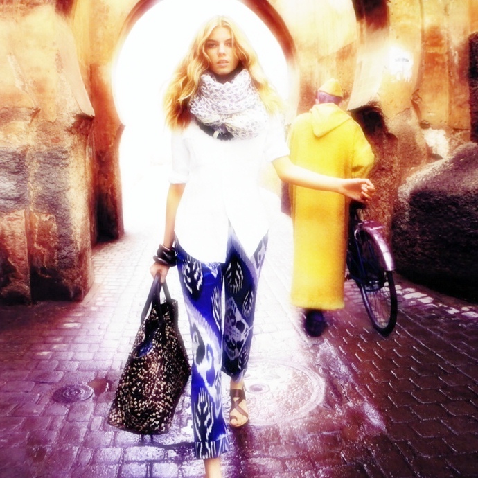 Marrakech Moment - Harpers Bazaar 2010