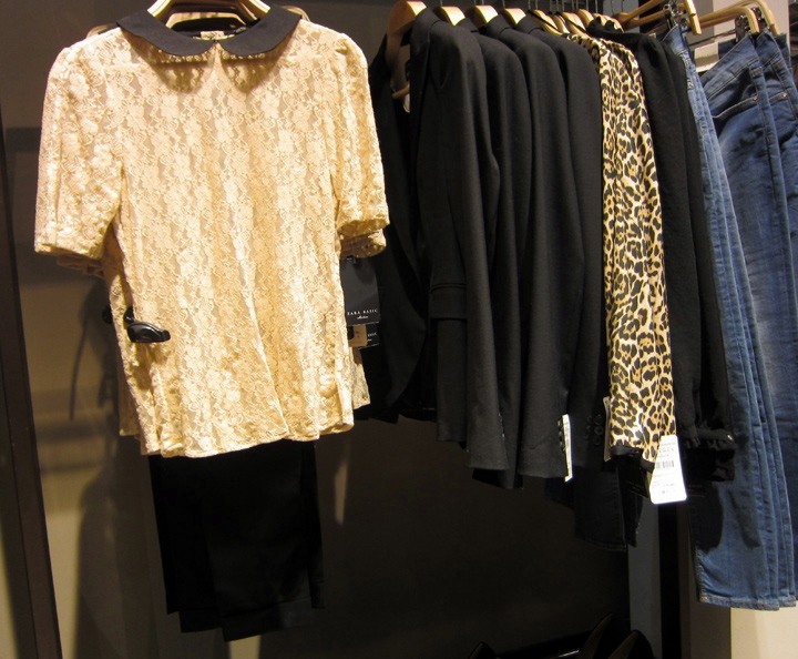 New collections - 2012 @ ZARA Lace trend