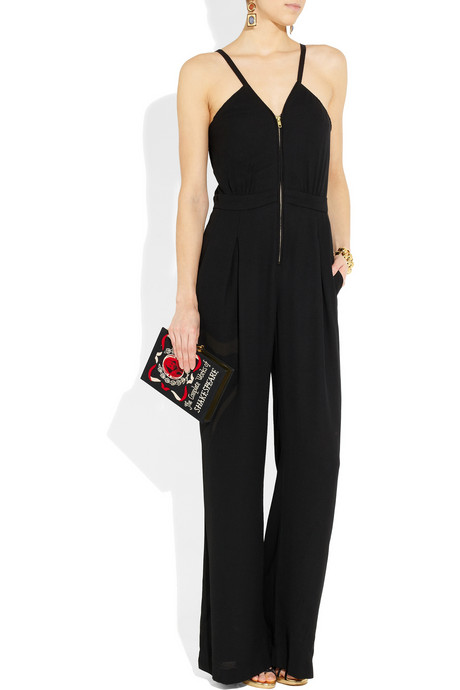 Tinuta seara Net-a-Porter - Rochie bej - clutch Olivia Le-Tan