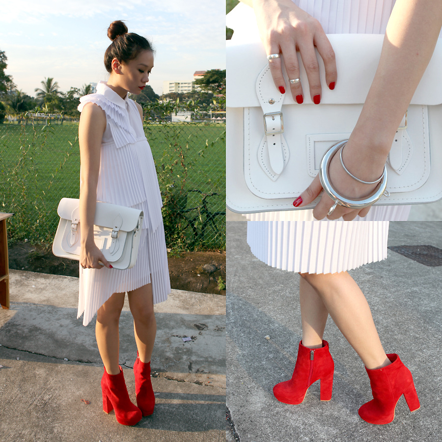 Street style - Cambridge White Bag