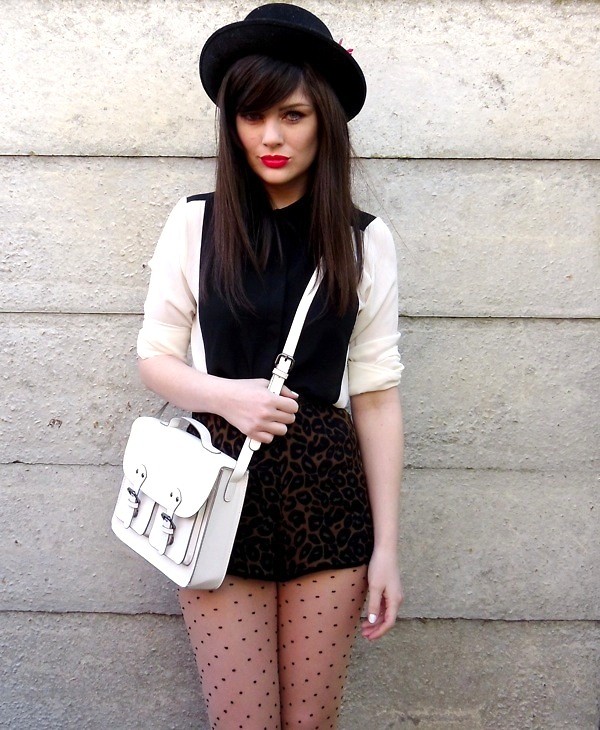 Street style - Cambridge Satchel Company - White Bag