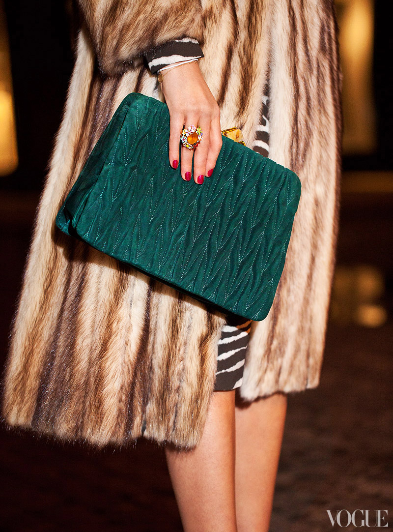Vogue - How to wear fur coat