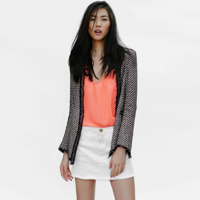 Zara - Lookbook 2012 - Tweed Jacket