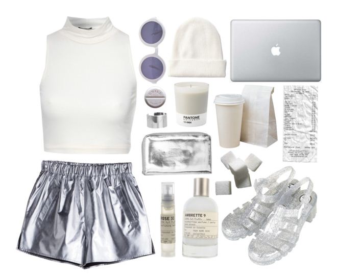 Silver Shorts -Metallic Outfits