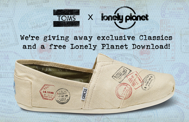 Toms and Lonely Planet collaboration