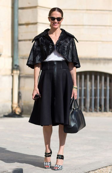 Black and white shoes - Paris Fashion Week Streetstyle looks