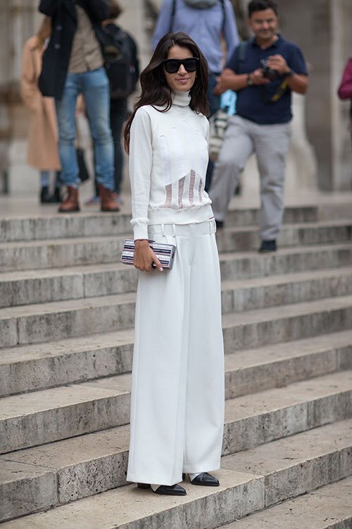 Paris Fashion Week - White outfits