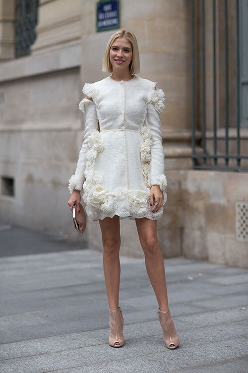 Paris Fashion Week - White outfits