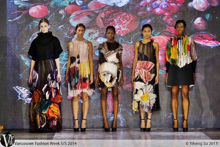 Lilla Cséfalvay showcase of Vanitas Collection - Vancouver Fashion Week SS14