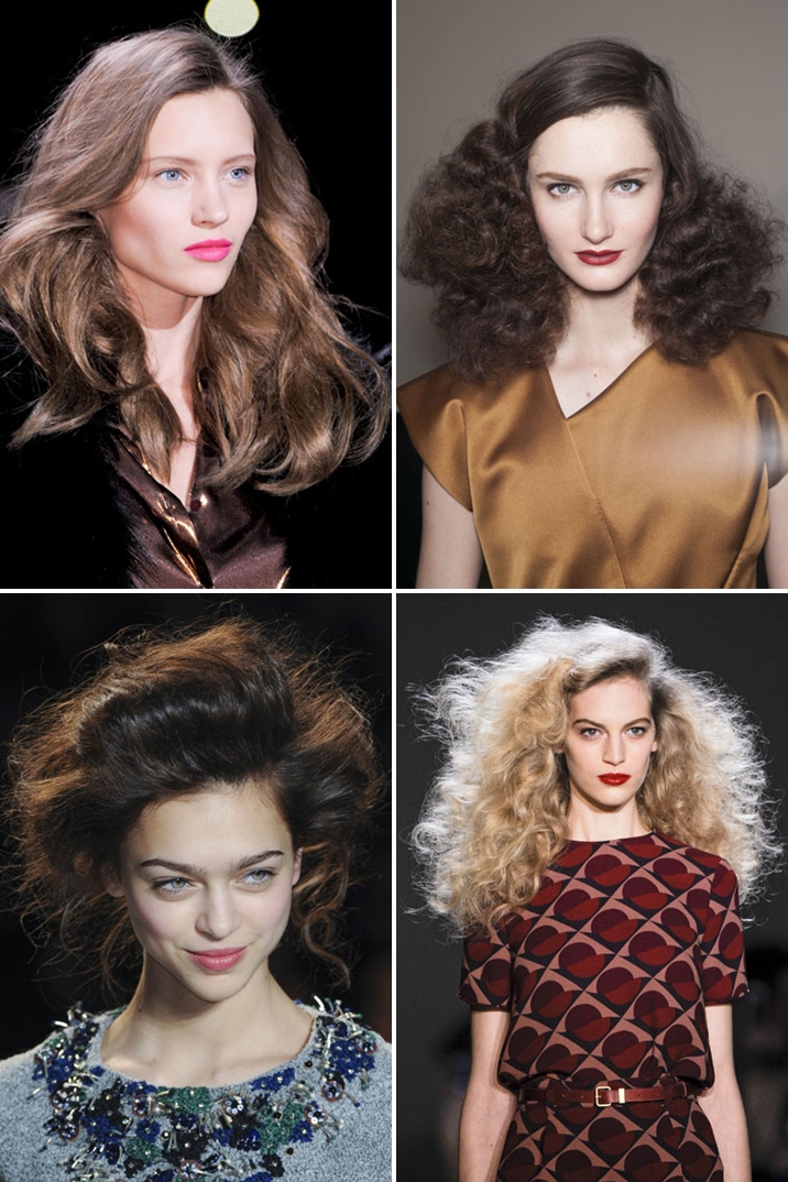 Elegant hairstyles with volume trends