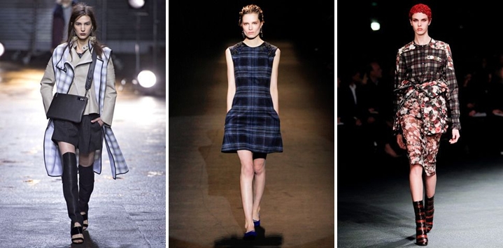 How to style plaid tartan outfits