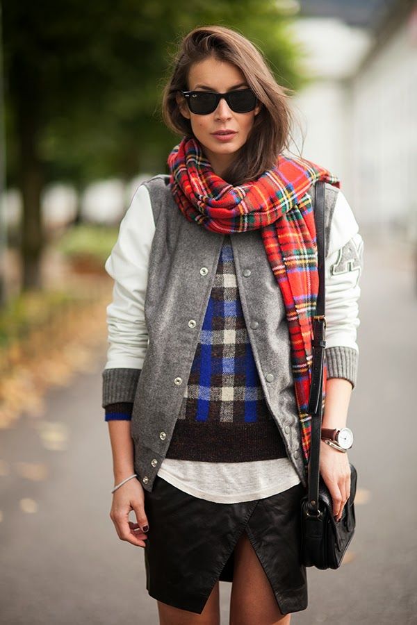 Layering Tartar Outfits -Streetstyle Paris Fashion Week