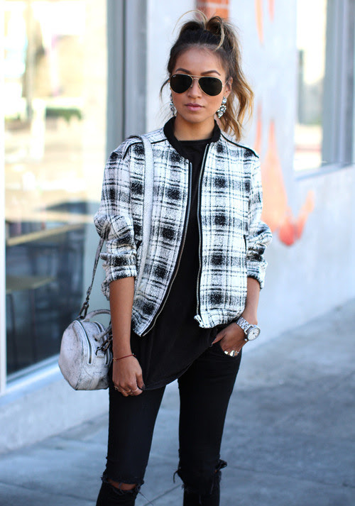 Bomber jacket styling outfits