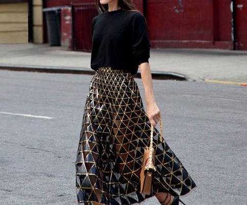 new year eve romatic dinner midi skirt